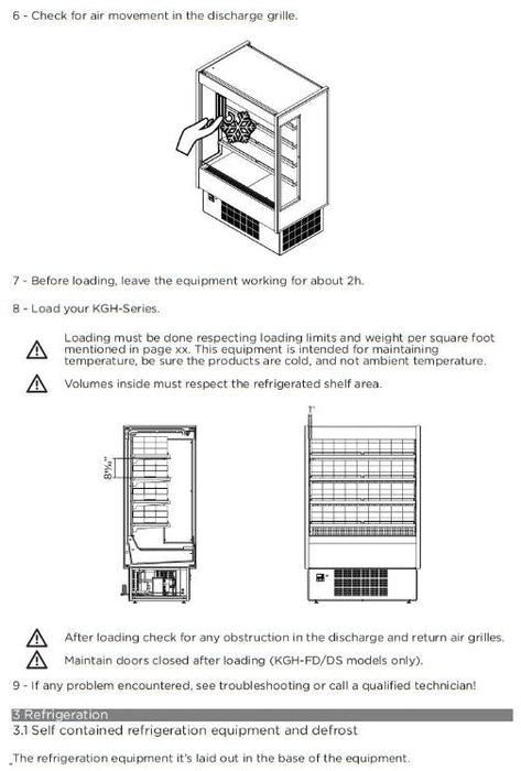 Hydra-Kool KGH-OF-40-S KGH-OF Grab-N-Go High Profile Case - Top Restaurant Supplies