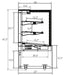 Kool-It KBF-60 Flat Glass Display Case, 59" Wide, 17.6 Cu. Ft. - Top Restaurant Supplies