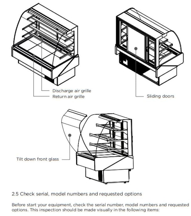Hydra Kool KBD-CG-40-D Curved Glass Bakery Deli Case - Top Restaurant Supplies