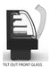 Hydra Kool KBD-CG-40-D Curved Glass Bakery Deli Case - Top Restaurant Supplies