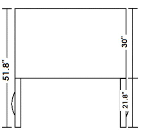 KOOL-IT KUCR-60-2  UNDERCOUNTER REFRIGERATOR - 60in - Top Restaurant Supplies