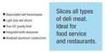 Pro-Cut KDS-10 Meat & Deli Slicer 10" Blade, 1/3 HP - Top Restaurant Supplies
