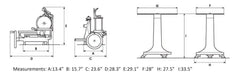 Axis AX-VOL12 Flywheel Slicer - Top Restaurant Supplies