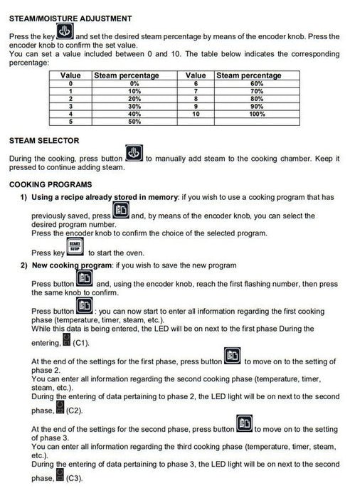 Axis AX-514RHD Half Size Convection Oven with Humidity Digital controls - Reversing Fan - 4 shelves - Top Restaurant Supplies