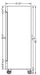 Kool-It KBSF-2 Double Door Freezer Bottom Mount, 53.98" Wide, 42.3 Cu. Ft. - Top Restaurant Supplies