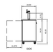 Arctic Air ADD60R-2 61" Two Door Double Tap Black Direct Draw Beer Dispenser, 16.7 Cu. Ft. - Top Restaurant Supplies