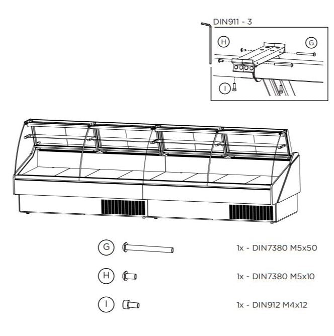Hydra-Kool KFM-OF-40-S Fresh Meat Open Front Deli Case - Top Restaurant Supplies