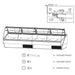 Hydra-Kool KFM-OF-40-S Fresh Meat Open Front Deli Case - Top Restaurant Supplies