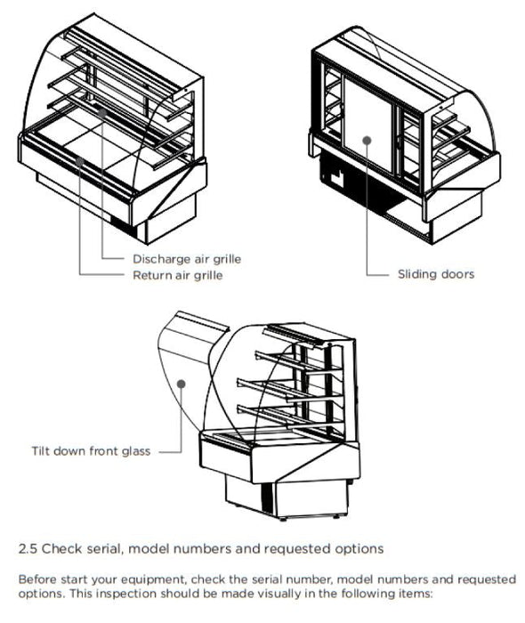 Hydra Kool KBD-CG-80-S Curved Glass Bakery Deli Case - Top Restaurant Supplies
