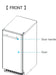 Kool-It KOU-70-AB Undercounter Outdoor Ice Maker, 66 Lbs. Per Day, undercounter, bell-shaped ice - Top Restaurant Supplies