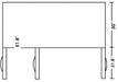 Kool-It KUCR-72-3 72??Undercounter Refrigerator, 20.2 Cu. Ft. - Top Restaurant Supplies