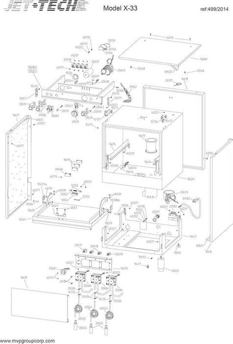 Jet-Tech X-33 Low-Temp Undercounter Dishwasher - Top Restaurant Supplies