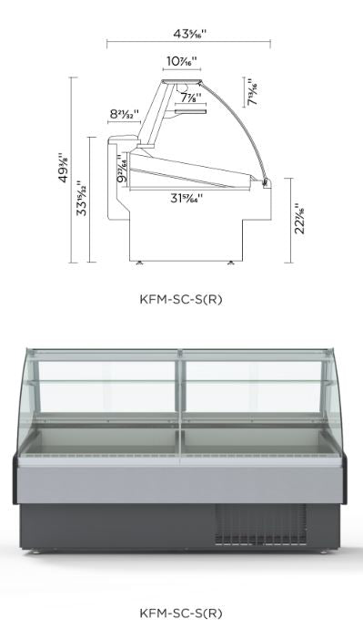 Hydra-Kool KFM-SC-120-S KFM-SC Seafood Case - Top Restaurant Supplies