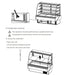 Hydra Kool KBD-CG-40-S Curved Glass Bakery Deli Case - Top Restaurant Supplies