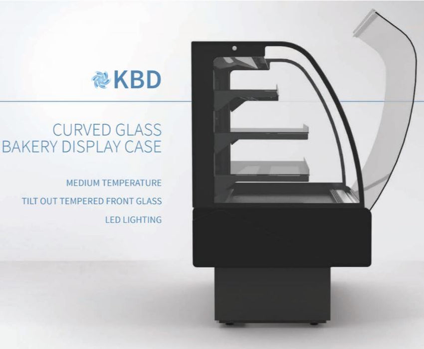 Hydra Kool KBD-CG-50-S Curved Glass Bakery Deli Case - Top Restaurant Supplies