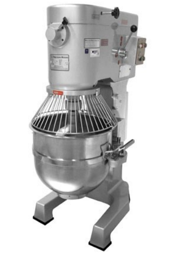 Dutchess DUT/V-80EL 80 Quart Planetary Mixer w/Elec Lift, 208-240/60/3, 4HP, 14 amps (Floor Model) - Top Restaurant Supplies