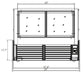 Kool-It KBF-60D Flat Glass Display Case, 59" Wide, 17.6 Cu. Ft. - Top Restaurant Supplies