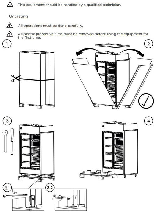 Hydra-Kool KGV-MD-2-R High Volume Grab-N-Go for Remote Condensing Unit - Top Restaurant Supplies