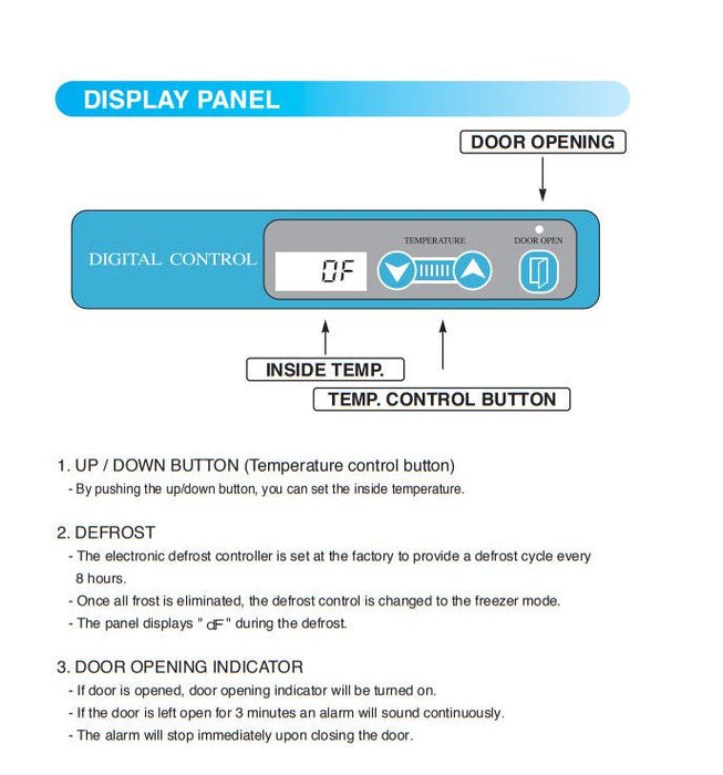 Kool-It KBSR-2 Double Door Refrigerator Bottom Mount, 53.98" Wide, 42.8 Cu. Ft. - Top Restaurant Supplies
