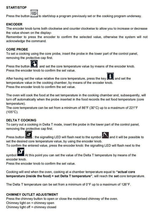 Axis AX-CL10M Full Size Combi Oven Manual Controls - Reversing Fans - 10 Shelves - Top Restaurant Supplies