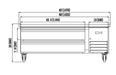 IKON ICBR-62 Chef Base, 62" Wide, 8.8 Cu. Ft. - Top Restaurant Supplies
