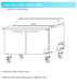 KOOL-IT KUCR-60-2  UNDERCOUNTER REFRIGERATOR - 60in - Top Restaurant Supplies