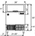 Kool-It KCU-180-AH Undercounter Ice Maker, 177 Lbs. Per Day, Undercounter, Half Cube Style Ice - Top Restaurant Supplies