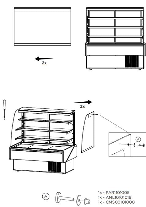 Hydra Kool KBD-CG-60-D Curved Glass Bakery Deli Case - Top Restaurant Supplies