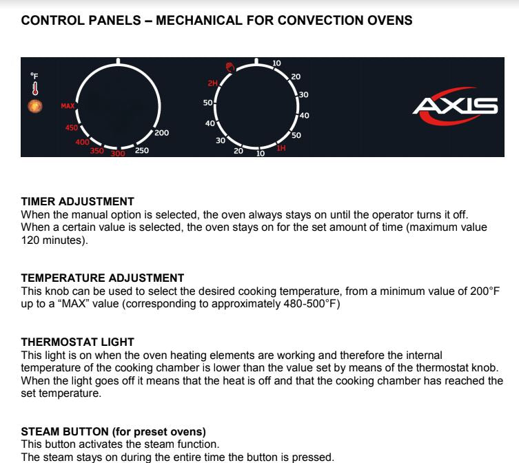 Axis AX-514 Half Size Convection Oven - Top Restaurant Supplies