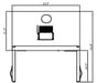 Kool-It KTSF-2 Double Door Freezer Top Mount, 53.9" Wide, 43 Cu. Ft. - Top Restaurant Supplies