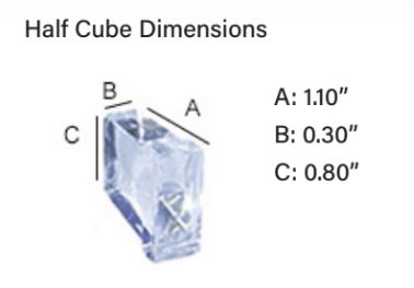 Kool-It KCM-670-AH Modular Ice Makerr, 666 Lbs. Per Day, Half Cube Style Ice - Top Restaurant Supplies