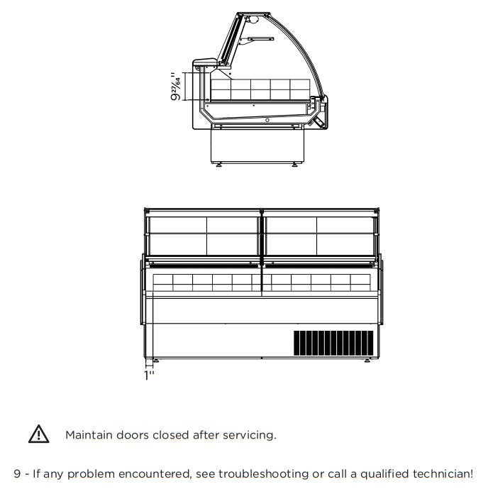 Hydra-Kool KFM-SC-50-S KFM-SC Seafood Case - Top Restaurant Supplies