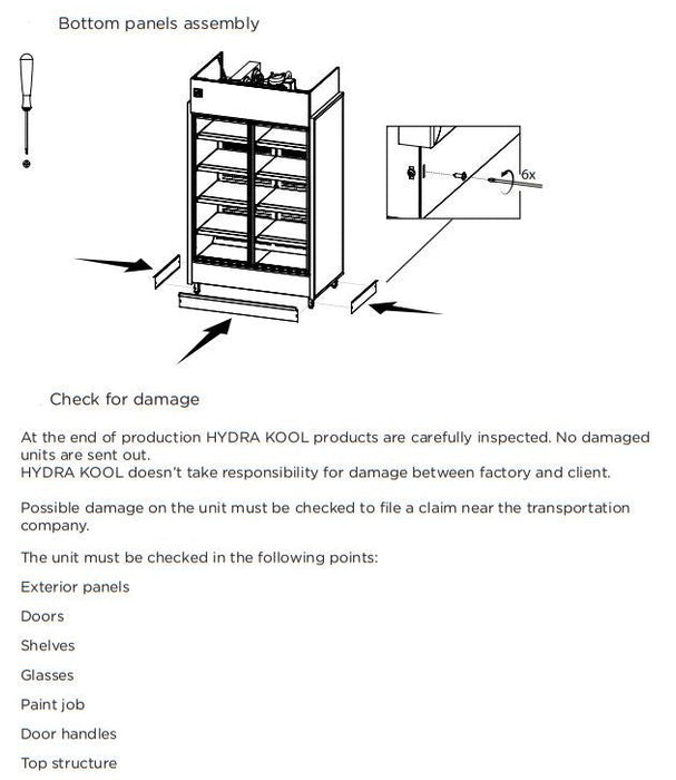 Hydra-Kool KGV-MD-2-R High Volume Grab-N-Go for Remote Condensing Unit - Top Restaurant Supplies