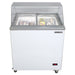 Maxx Cold 4-Tub Ice Cream Dipping Cabinet, White - MXDC-4 - Top Restaurant Supplies