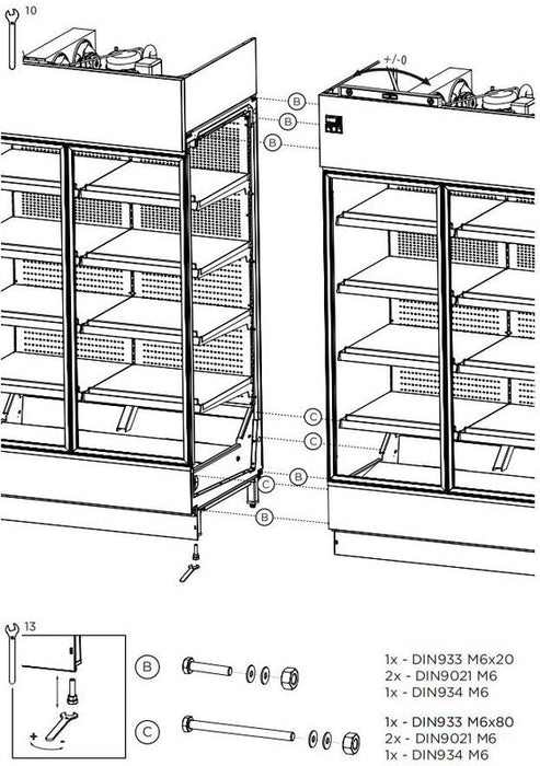 Hydra-Kool KGV-MD-2-R High Volume Grab-N-Go for Remote Condensing Unit - Top Restaurant Supplies