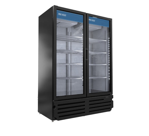 Pro-kold VC-49 Two Door Merchandiser Refrigerator- Top Restaurant Supplies