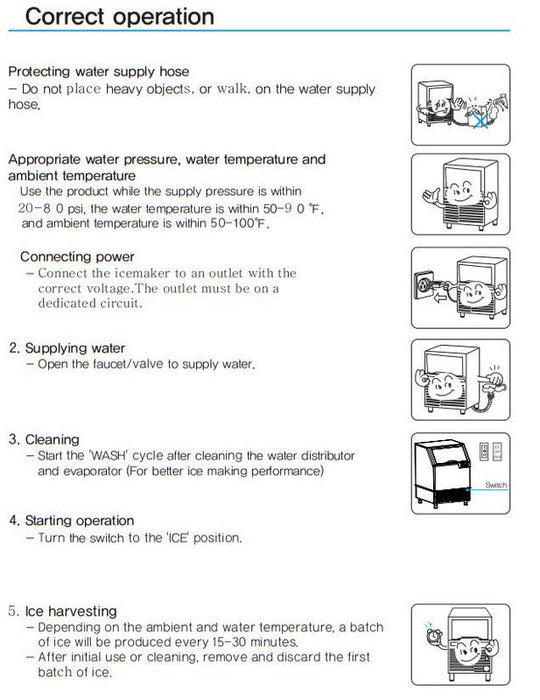 Kool-It KCU-180-AH Undercounter Ice Maker, 177 Lbs. Per Day, Undercounter, Half Cube Style Ice - Top Restaurant Supplies