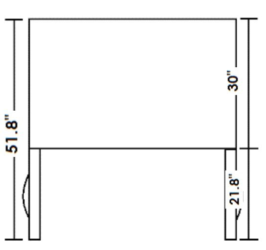 Kool-It KSTM-60-2 60??Megatop Sandwich Prep Table, 16.7 Cu. Ft. - Top Restaurant Supplies
