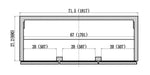 IKON IUC72R Undercounter Refrigerator, 71.7" Wide, 15.6 Cu. Ft. - Top Restaurant Supplies