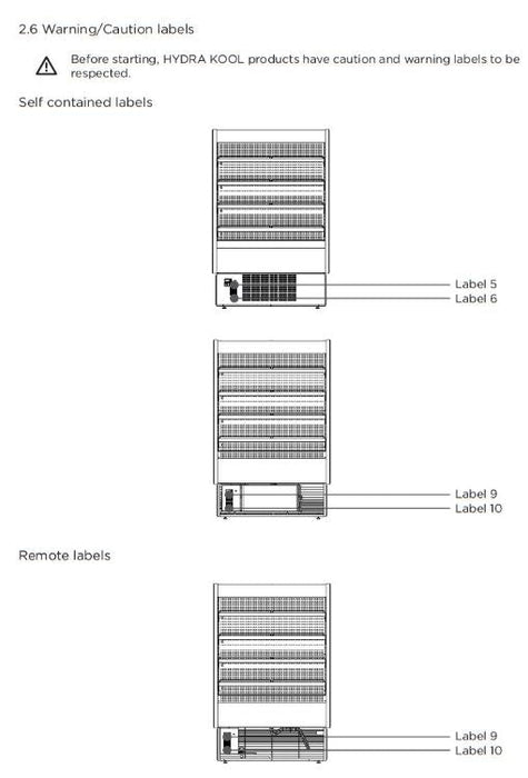 Hydra-Kool KGH-OF-80-S KGH-OF Grab-N-Go High Profile Case - Top Restaurant Supplies