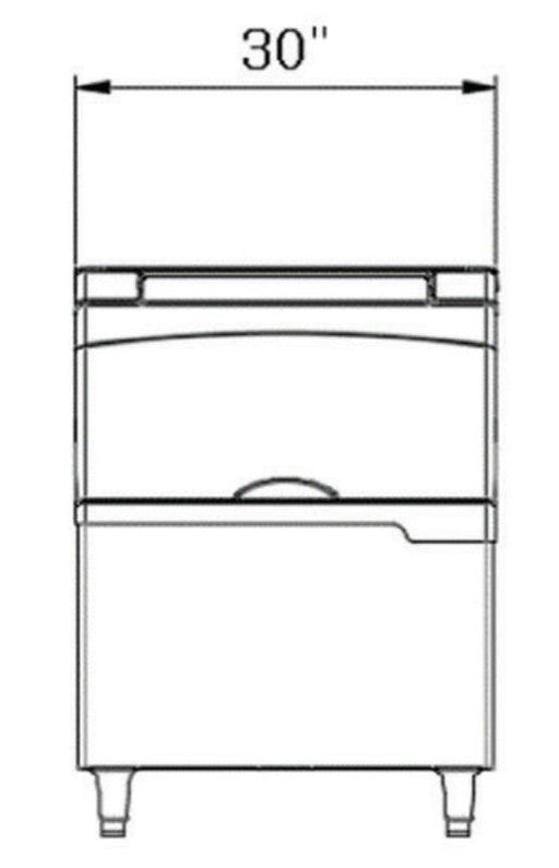 Kool-It KB-350 Ice Bin, 353 lbs. ice storage capacity - Top Restaurant Supplies