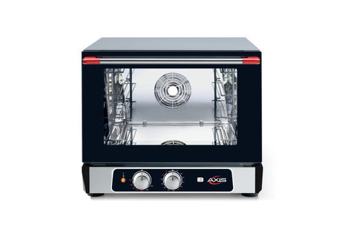 Axis AX-513RH Half Size Convection Oven with Humidity, Manual Controls, Reversing Fan, 3 shelves - Top Restaurant Supplies