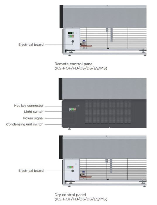 Hydra-Kool KGH-OF-100-S KGH-OF Grab-N-Go High Profile Case - Top Restaurant Supplies