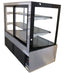 Kool-It KBF-60D Flat Glass Display Case, 59" Wide, 17.6 Cu. Ft. - Top Restaurant Supplies