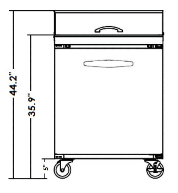 Kool-It KSTM-27-1 27??Megatop Sandwich Prep Table, 7 Cu. Ft. - Top Restaurant Supplies