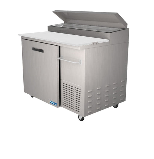 Pro-kold PPT 44-01, Refrigerated Pizza Prep Table,  1 Door, 1 Shelf, 6 Pans - Top Restaurant Supplies