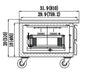 IKON ICBR-74 Chef Base, 74" Wide, 11.1 Cu. Ft. - Top Restaurant Supplies
