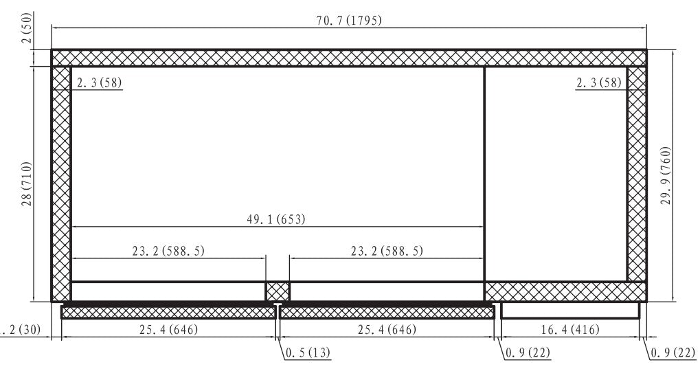 IKON IPP71 Pizza Prep Table, 70.8" Wide, 19.25 Cu. Ft. - Top Restaurant Supplies