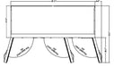 Kool-It KBSF-3 Triple Door Freezer Bottom Mount, 81" Wide, 66 Cu. Ft. - Top Restaurant Supplies