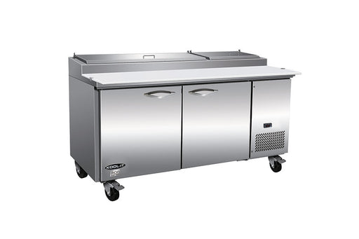 IKON IPP71 Pizza Prep Table, 70.8" Wide, 19.25 Cu. Ft. - Top Restaurant Supplies